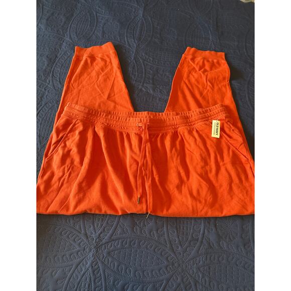 NWT Old Navy Plus Size Rust Color Joggers Elastic Waist Drawstring Size 4X - Picture 3 of 6